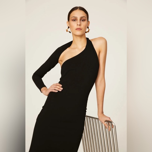 *SOLD Solace London Saren Maxi Dress in Black - Picture 4 of 5
